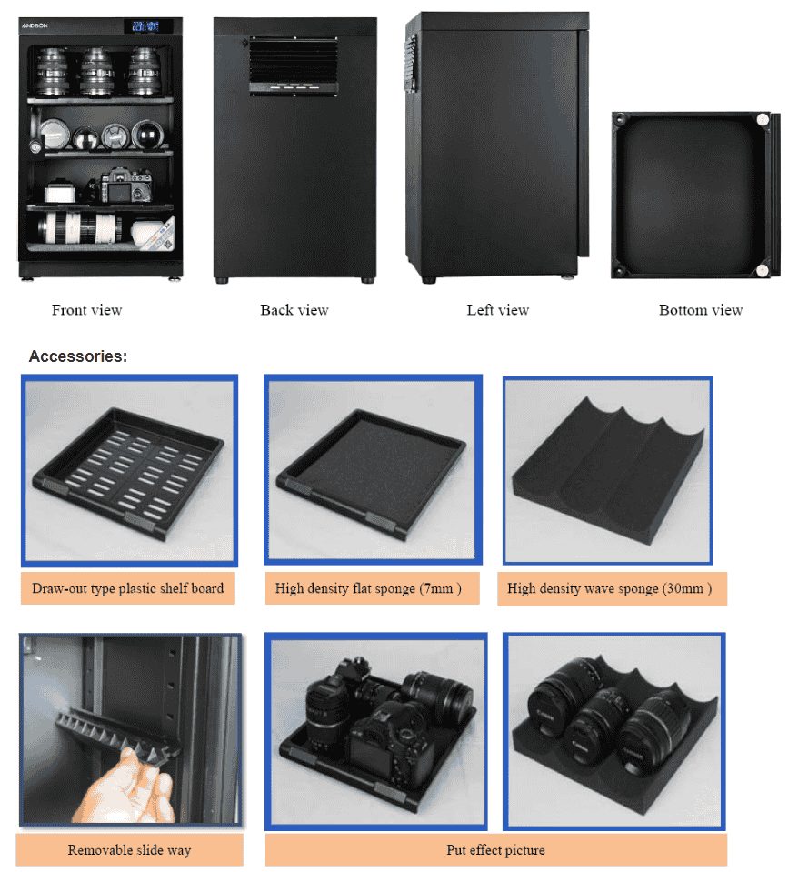 TỦ CHỐNG ẨM ANDBON AD-80C, 80 LÍT 2 TỦ CHỐNG ẨM ANDBON AD-80C, 80 LÍT - Hình ảnh 2