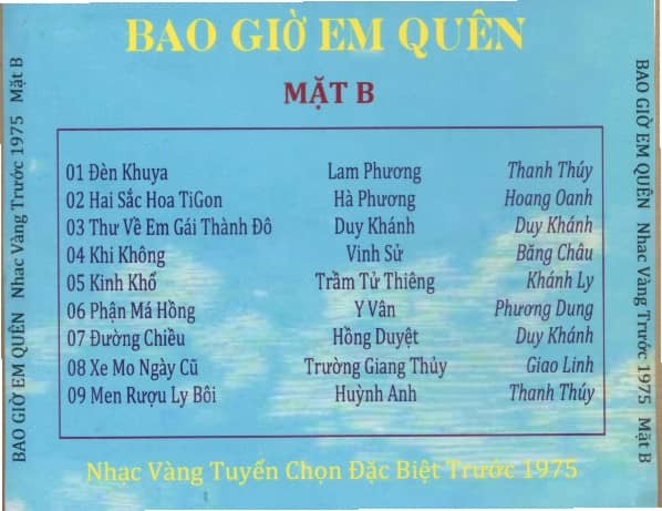 Băng cối bao giờ em quên 3 Băng cối bao giờ em quên - Hình ảnh 3