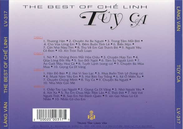 Túy ca - Vol 1&2- Chế Linh 2 Túy ca - Vol 1&2- Chế Linh - Hình ảnh 2