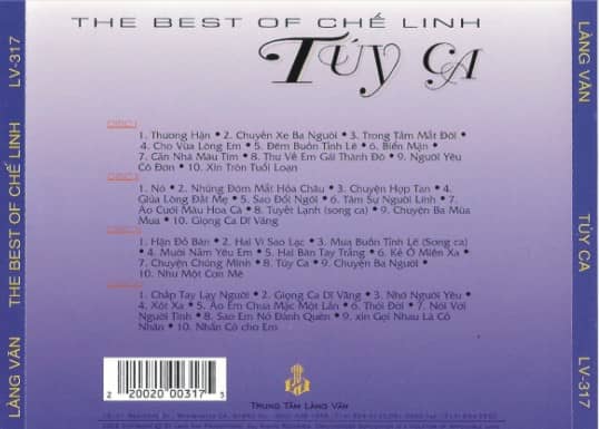 Túy ca Vol 3&4- Chế Linh 2 Túy ca Vol 3&4- Chế Linh - Hình ảnh 2