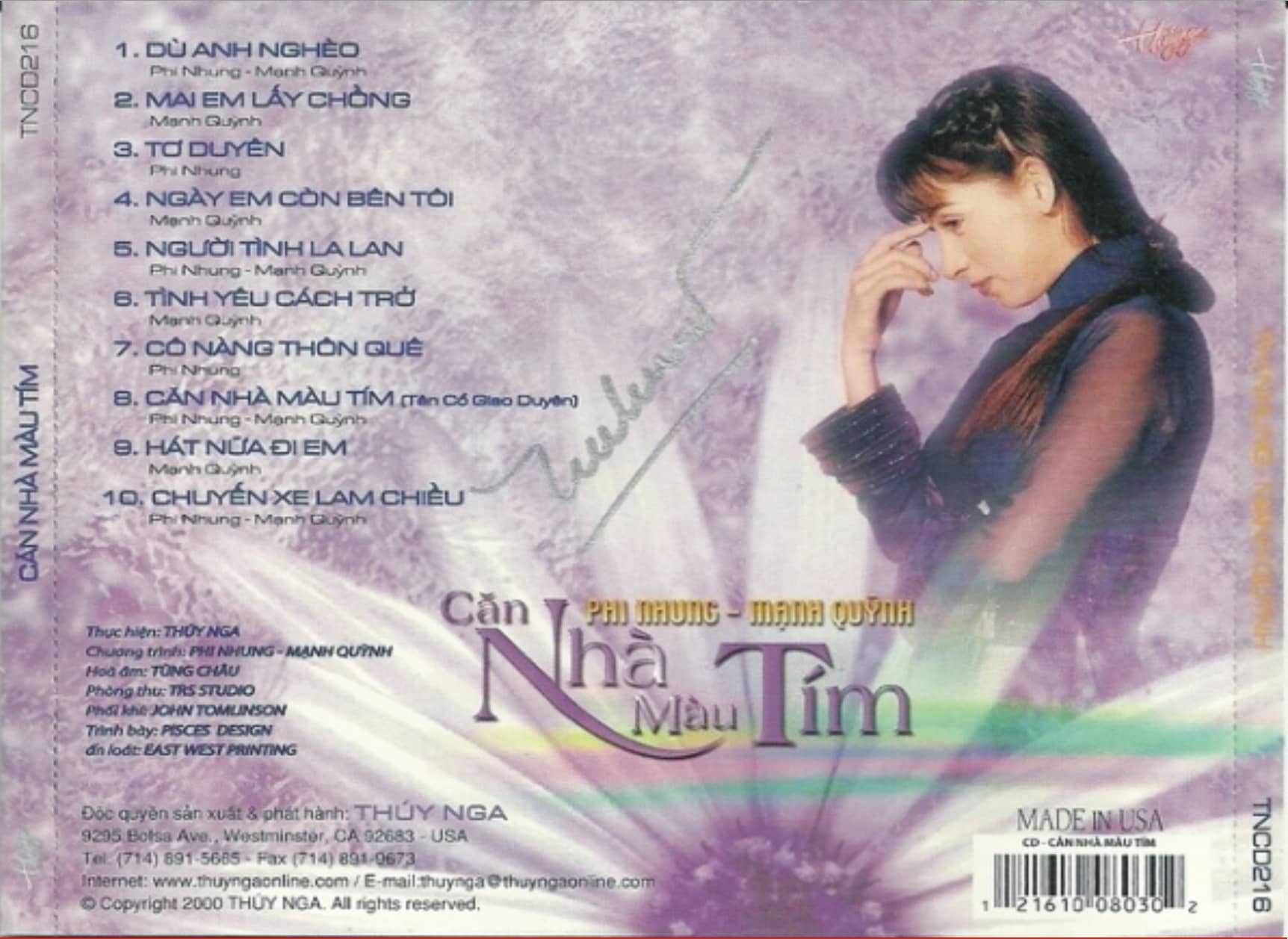 ALBUM-Căn nhà màu tím-Mạnh Quỳnh,Phi Nhung 3 124.10 Copy