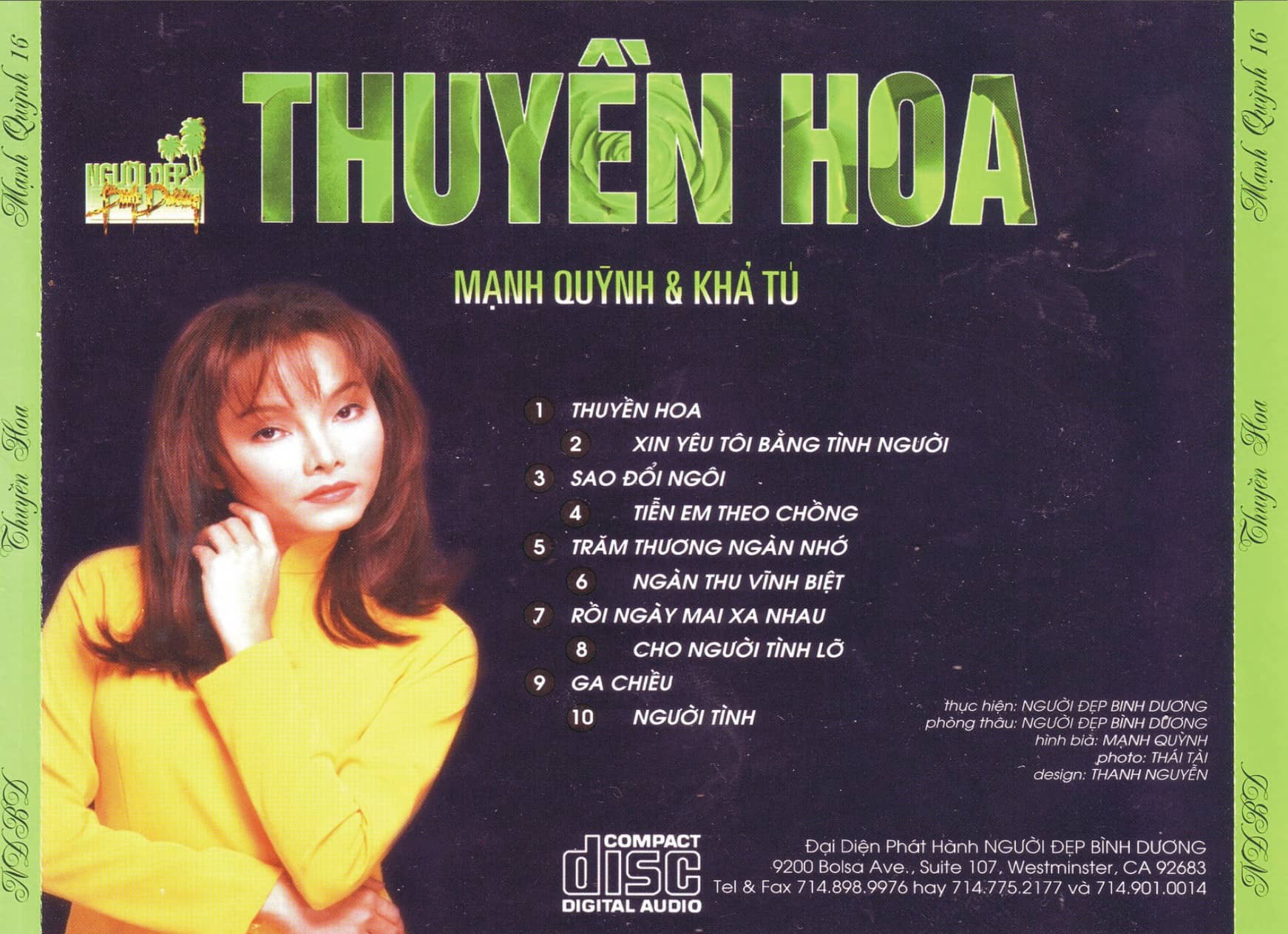 Album-Mạnh Quỳnh-Khả Tú-Thuyền hoa 3 Album-Mạnh Quỳnh-Khả Tú-Thuyền hoa - Hình ảnh 3