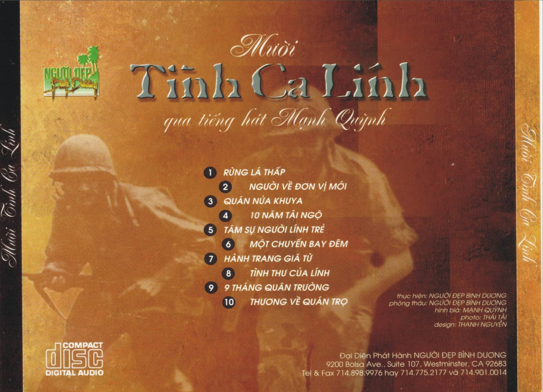 Album-Mạnh Quỳnh 17-10 Tình Ca Lính 3 Album-Mạnh Quỳnh 17-10 Tình Ca Lính - Hình ảnh 3