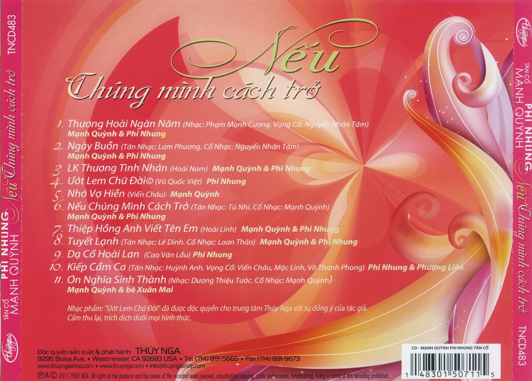 ALBUM-Mạnh Quỳnh-Nếu chúng mình cách trở 3 124.9 Copy