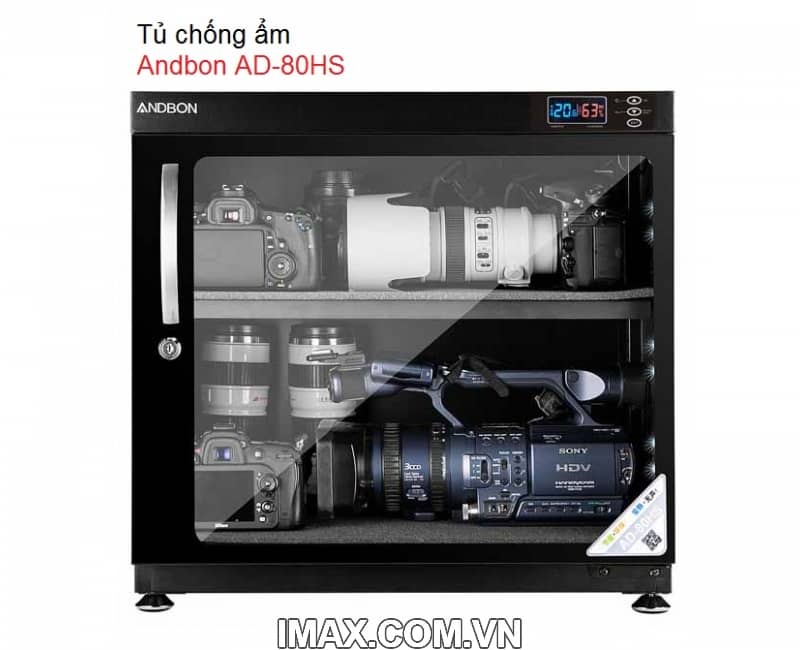 TỦ CHỐNG ẨM ANDBON AD-80HS, TỦ NGANG 80 LÍT 1 TỦ CHỐNG ẨM ANDBON AD-80HS, TỦ NGANG 80 LÍT