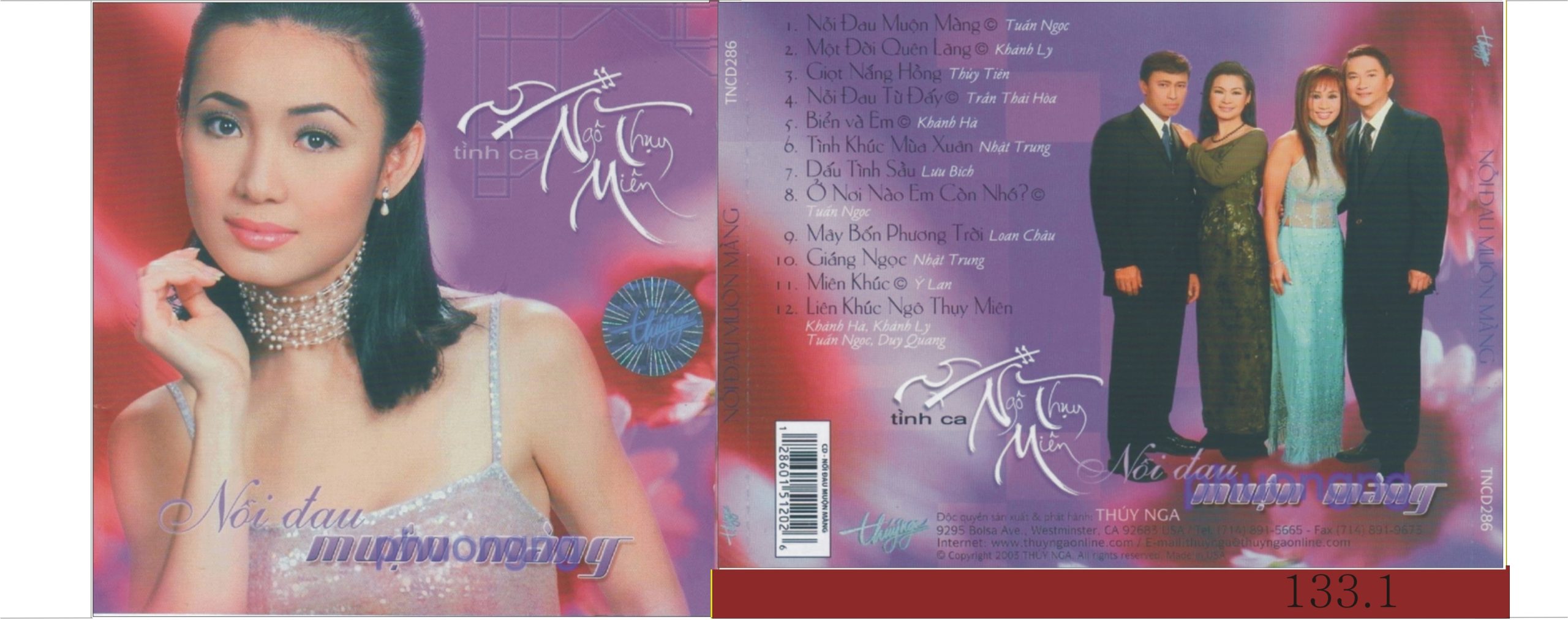 ALBUM NỖI ĐAU MUỘN MÀNG - TÌNH CA NGÔ THỤY MIÊN 3 ALBUM NỖI ĐAU MUỘN MÀNG - TÌNH CA NGÔ THỤY MIÊN - Hình ảnh 3