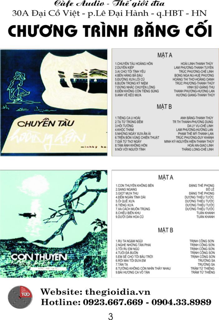 Album Băng Cối & Băng Cassette phát hành trước 1975 10 Album Băng Cối & Băng Cassette phát hành trước 1975 - Hình ảnh 4