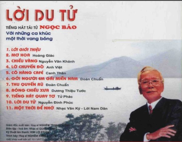 TIẾNG HÁT TÀI TỬ NGỌC BẢO - LỜI DU TỬ - Hình ảnh 2