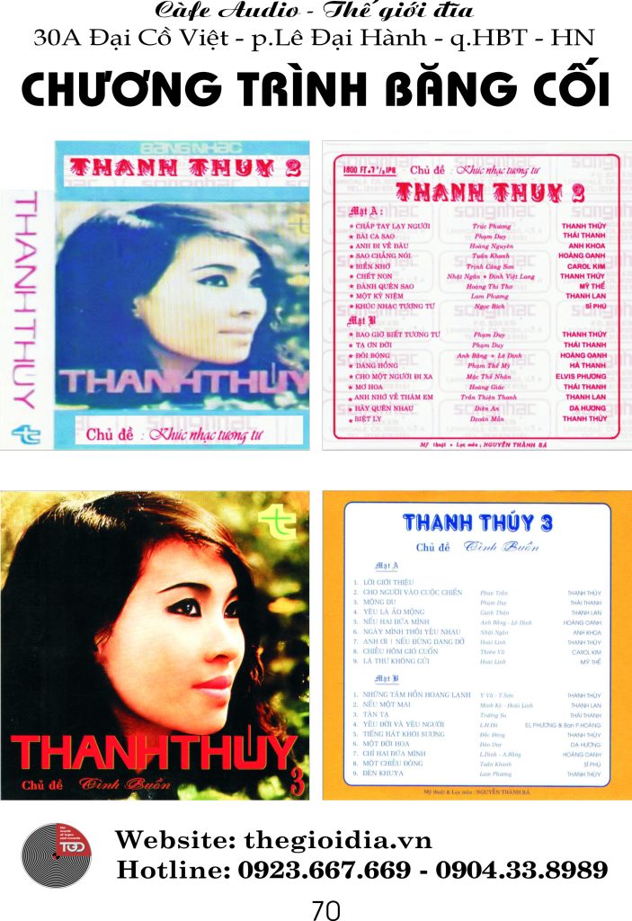 THANH THÚY 2CHỦ ĐỀ : KHÚC NHẠC TƯƠNG TƯ , THANH THÚY 3 CHỦ ĐỀ : TÌNH BUỒN 3 THANH THÚY 2CHỦ ĐỀ : KHÚC NHẠC TƯƠNG TƯ , THANH THÚY 3 CHỦ ĐỀ : TÌNH BUỒN