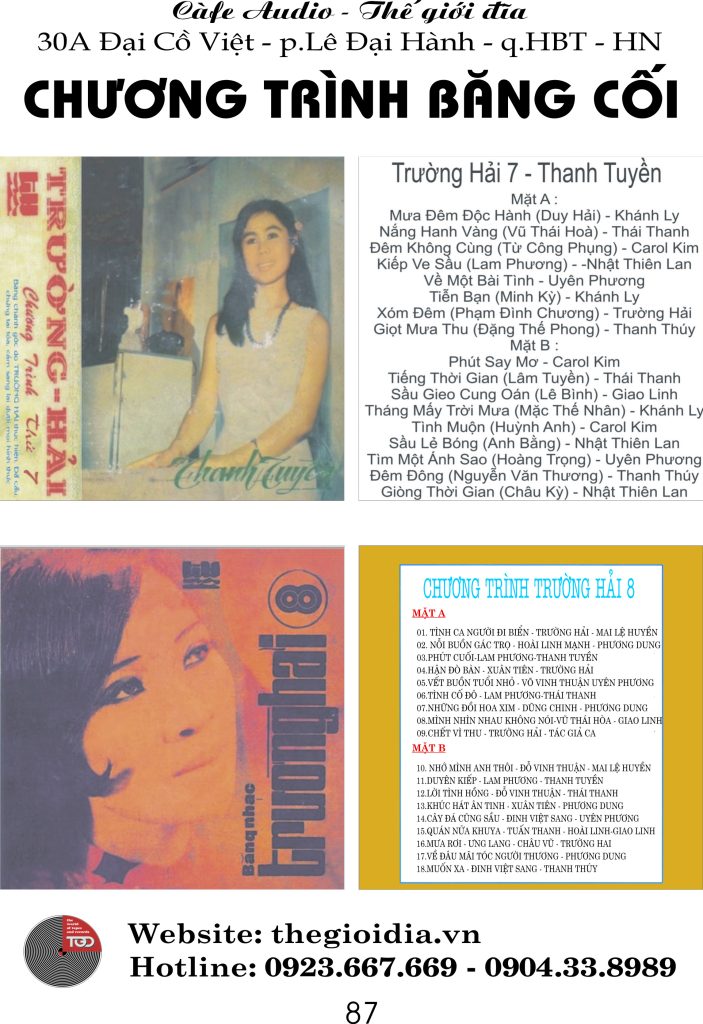 TRƯỜNG HẢI 7 - THANH TUYỀN , CHƯƠNG TRÌNH TRƯỜNG HẢI 8 3 TRƯỜNG HẢI 7 - THANH TUYỀN , CHƯƠNG TRÌNH TRƯỜNG HẢI 8